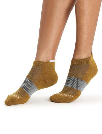 Women's Icebreaker Merino Multisport Light Micro Socks Clove / Snow | CA 1503XYUF